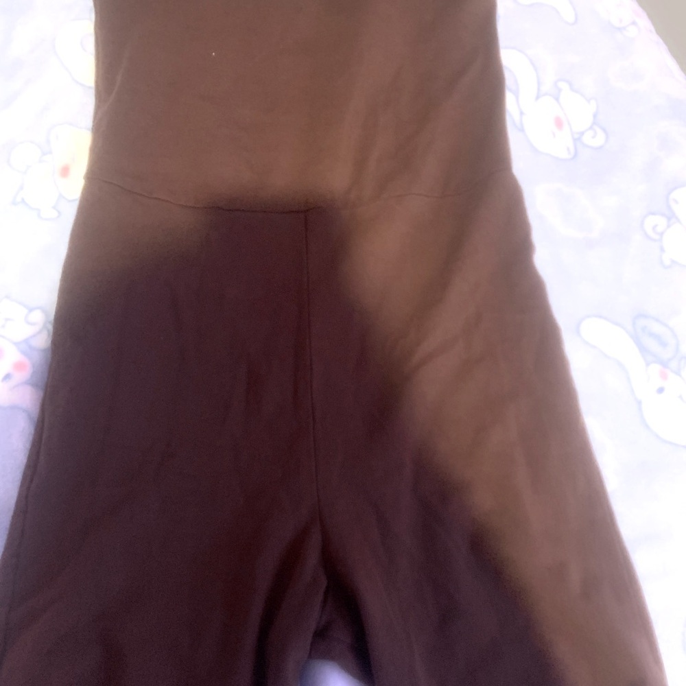 Brown short bodysuit